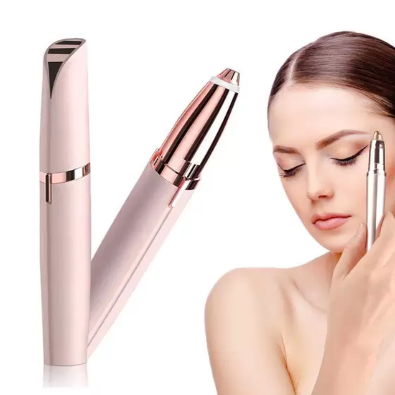 Caneta Depiladora Sobrancelha Elétrico Recarregável USB Bivolt - (Cores Sortidas)