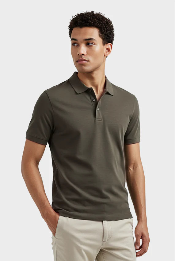 Vanguard Piquet Pima – Polo Premium de Algodão Pima com Elastano