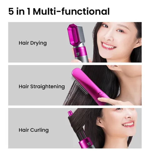 ThermaGlow - Escova Secador de Cabelo 5 em 1 Multifuncional 110v