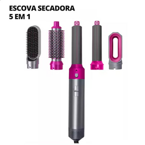 ThermaGlow - Escova Secador de Cabelo 5 em 1 Multifuncional 110v