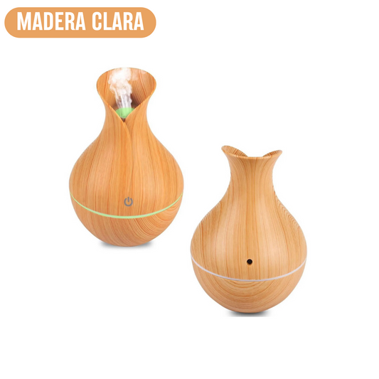 Umidificador de Ar com Difusor de Aromas e Iluminação LED Bivolt - (Cores Sortidas)  BM-061-1