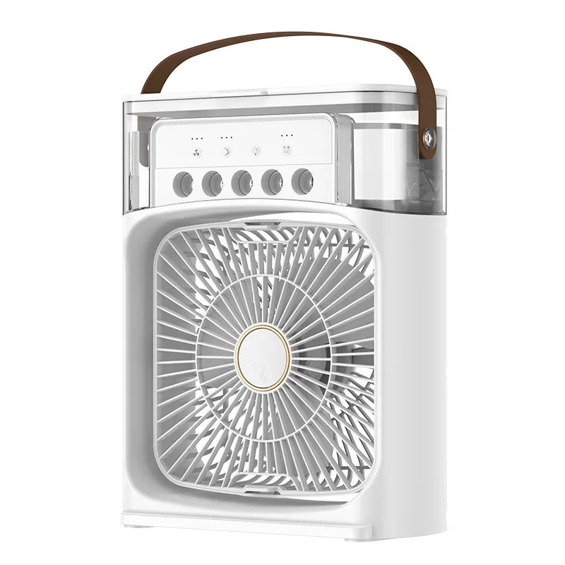 Mini Ventilador e Umidificador Portátil
