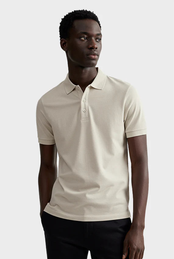 Vanguard Piquet Pima – Polo Premium de Algodão Pima com Elastano