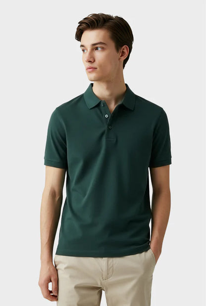 Vanguard Piquet Pima – Polo Premium de Algodão Pima com Elastano