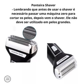 Precision Groom Kemei KM6558 – Aparador 3 em 1 Recarregável Bivolt