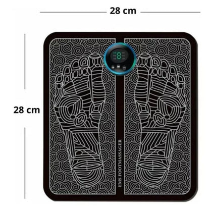 MINI MASSAGEADOR + Tapete Massageador Elétrico de brinde - para Dor nos Pés e Musculares